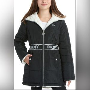 🔥NWT!!!🔥 DKNY Girls’ Jacket - Reversible Heavyweight - New with Tags!!